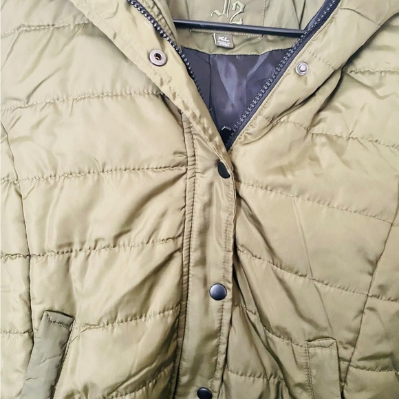 JouJou women’s faux fur lined hooded puffer down jacket - Picture 5 of 5